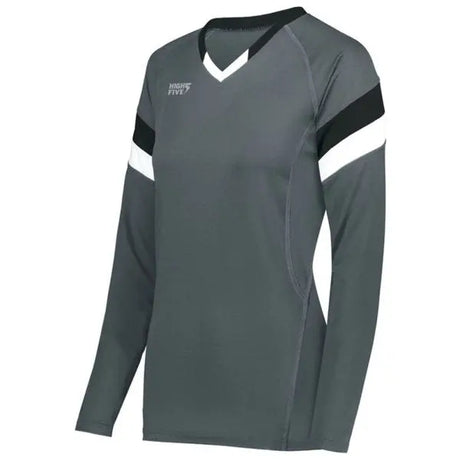 High Five Women's TRUHIT Tri Long Sleeve Volleyball Jersey Augusta
