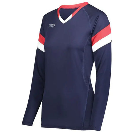 High Five Women's TRUHIT Tri Long Sleeve Volleyball Jersey Augusta