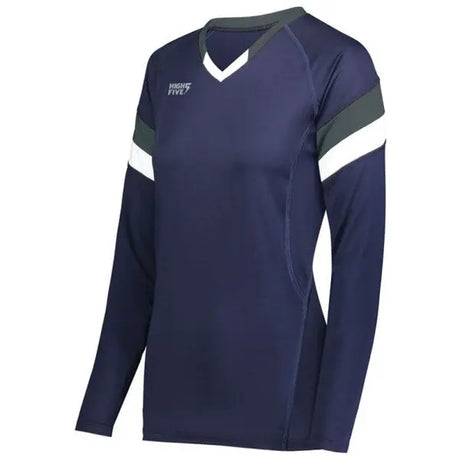 High Five Women's TRUHIT Tri Long Sleeve Volleyball Jersey Augusta