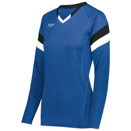 High Five Women's TRUHIT Tri Long Sleeve Volleyball Jersey Augusta