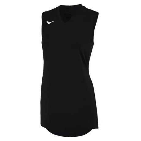 Mizuno Women's V-Neck Sleeveless Volleyball Jersey black