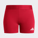 adidas Women's TechFit Volleyball Short - 4" Inseam Red - 3