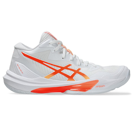 ASICS Women's Sky Elite FF MT 3 Volleyball Shoe White/Vivid Coral