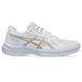 ASICS Youth Upcourt 6 GS Volleyball Shoe White/ Champagne - 1