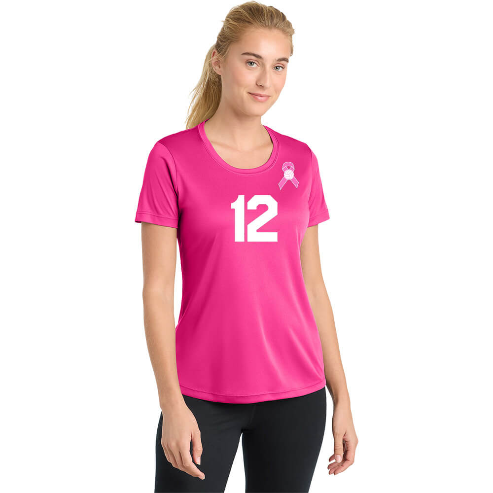 Ladies Pink Ribbon Jersey