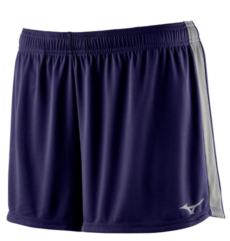 Mizuno Women's Icon Short - 3.5" Inseam Navy - 1