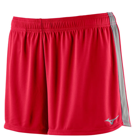 Mizuno Women's Icon Short - 3.5" Inseam Red - 1