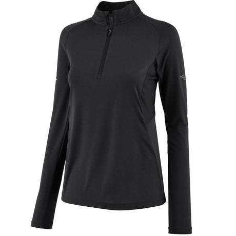Mizuno Women's Performance 1/4 Zip Black - 1
