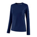 Mizuno Women's Performance Long Sleeve Warm-Up Navy - 1
