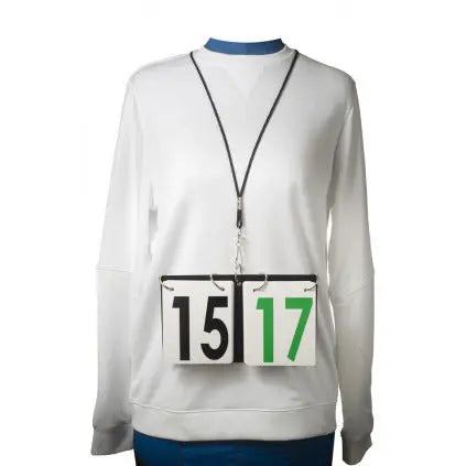 Score Flipper with Lanyard Tandem Sport