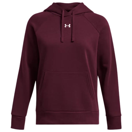 Under Armour Women's Rival Fleece Hoodie maroon