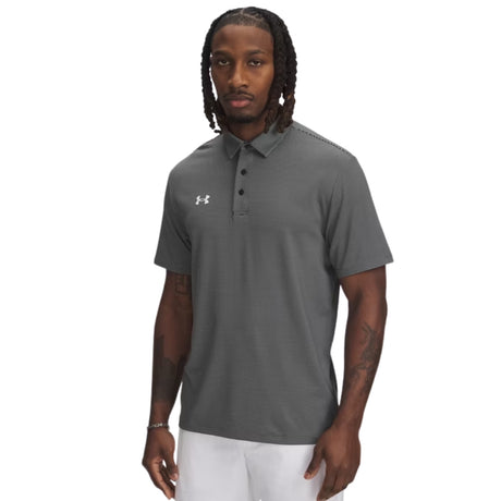 Under Armour Men's Drive Stripe Polo Black - 1
