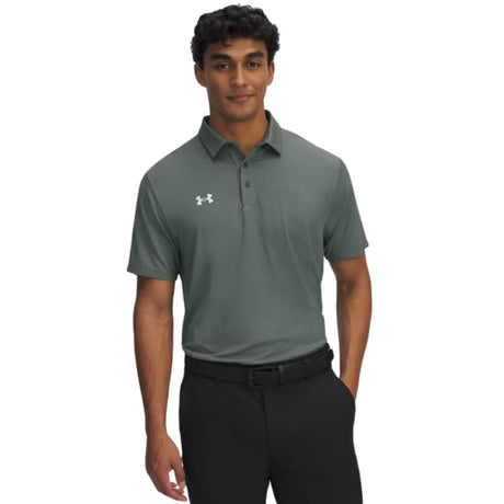 Under Armour Men's Drive Stripe Polo Forest - 1