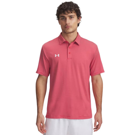 Under Armour Men's Drive Stripe Polo Red - 1