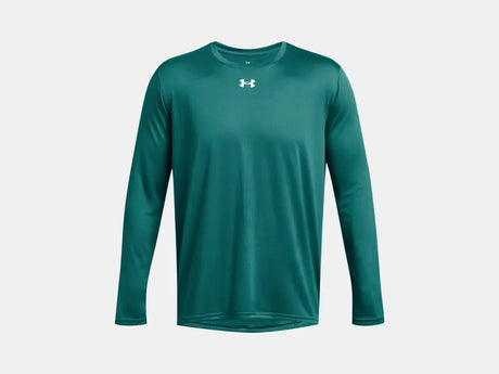 Under Armour Men's Team Tech Long Sleeve Coastal Teal  - 4