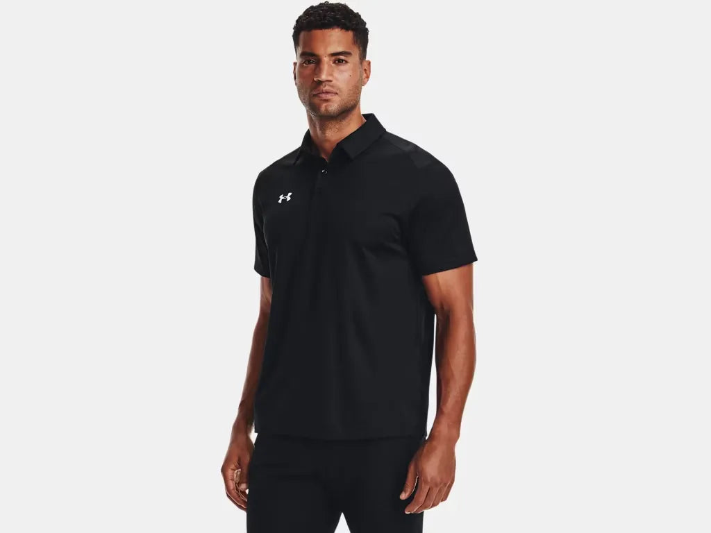 Under Armour Men's Team Tech Polo Black - 1