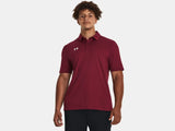 Under Armour Men's Team Tech Polo Cardinal - 1