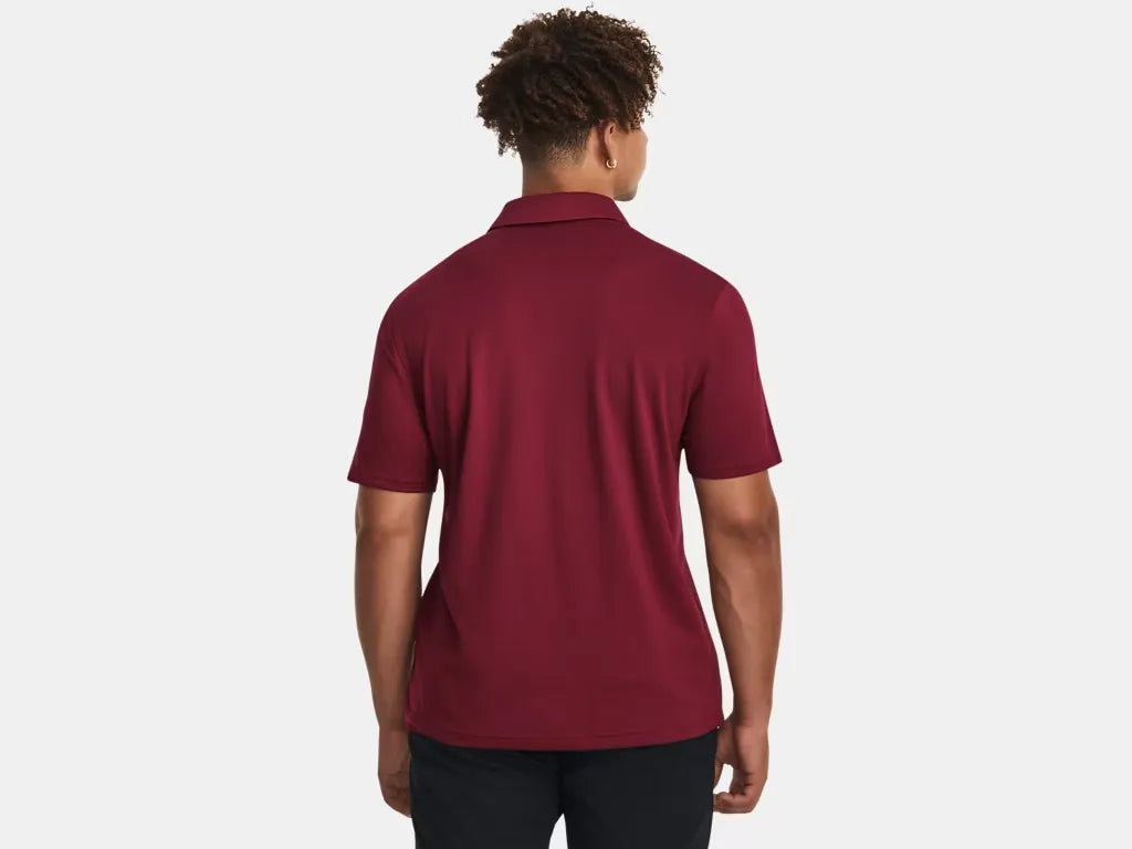 Under Armour Men's Team Tech Polo Cardinal - 2
