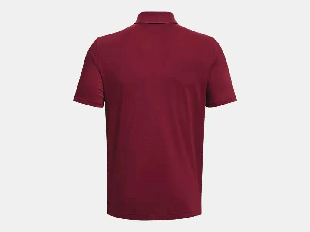 Under Armour Men's Team Tech Polo Cardinal - 5