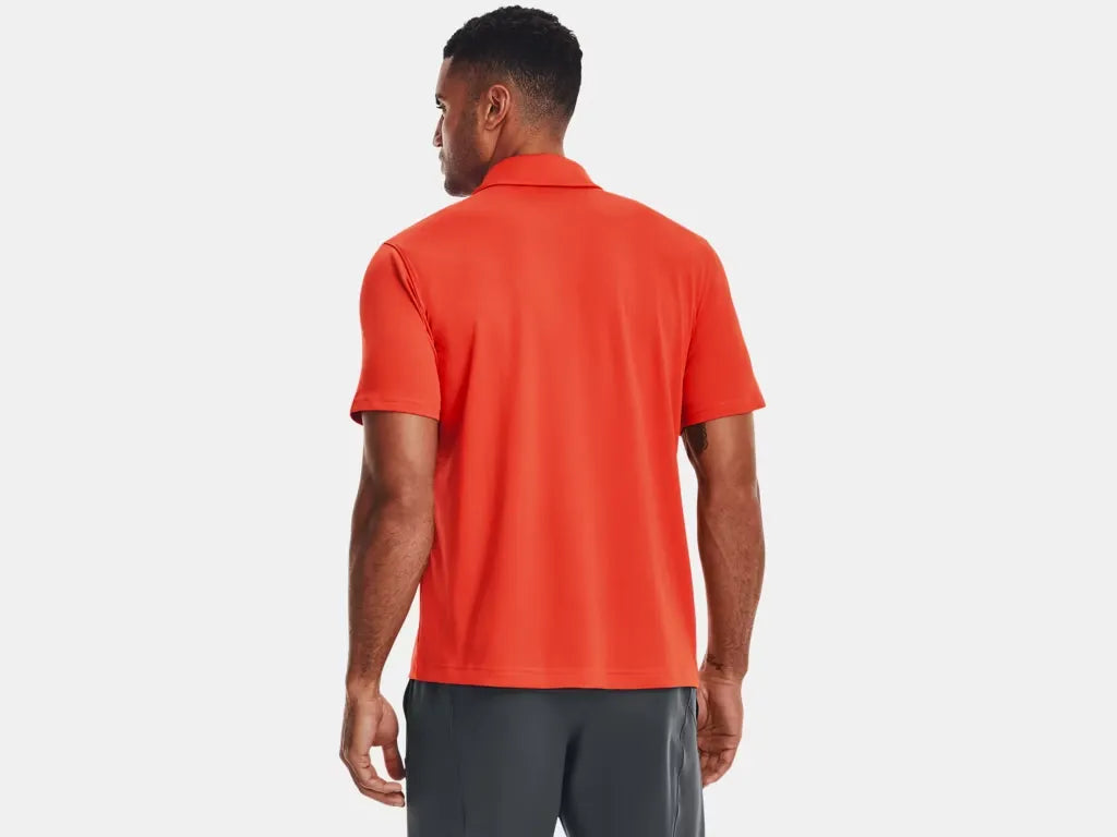 Under Armour Men's Team Tech Polo Dark Orange - 2