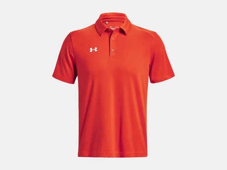 Under Armour Men's Team Tech Polo Dark Orange - 4