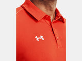 Under Armour Men's Team Tech Polo Dark Orange - 6