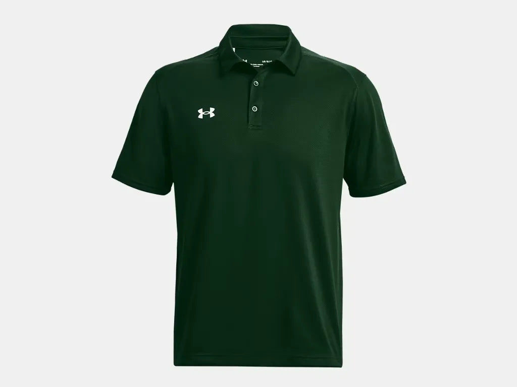 Under Armour Men's Team Tech Polo Forest - 4