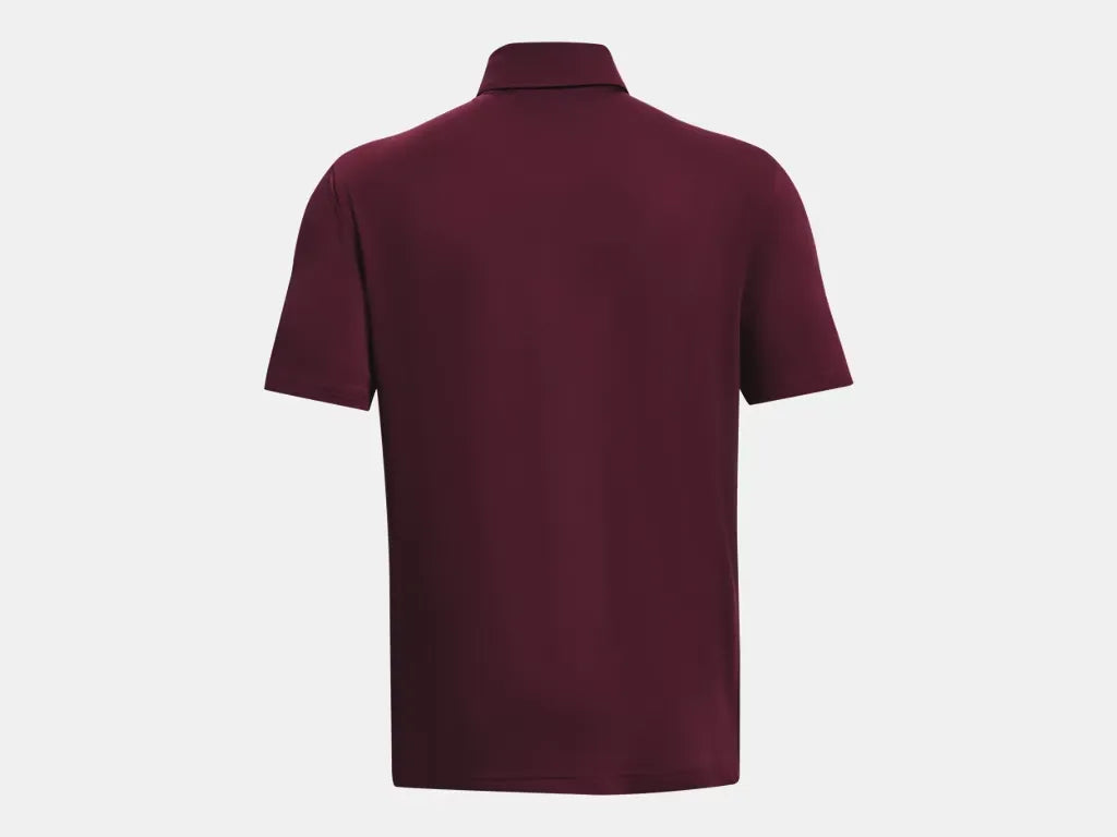 Under Armour Men's Team Tech Polo Maroon - 5