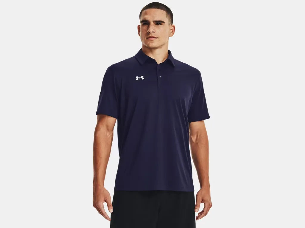 Under Armour Men's Team Tech Polo Navy - 1