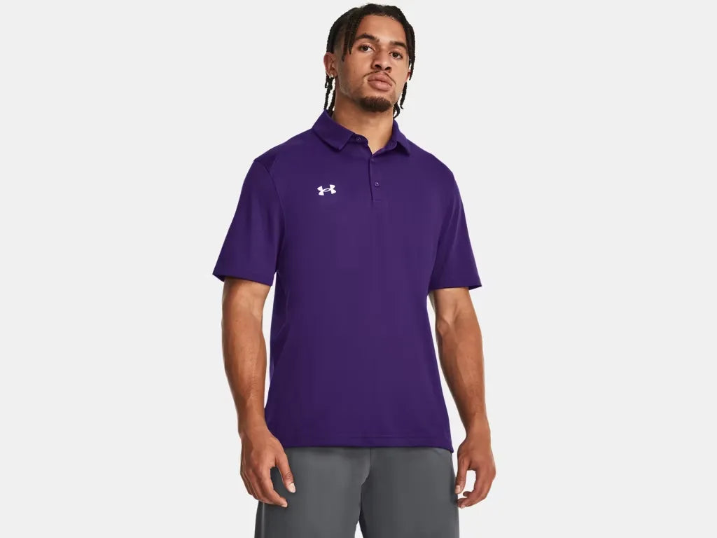 Under Armour Men's Team Tech Polo Purple - 1