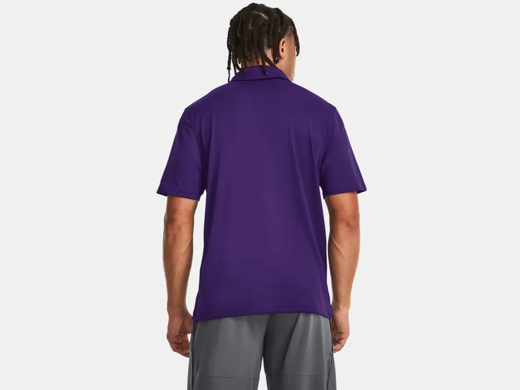Under Armour Men's Team Tech Polo Purple - 2