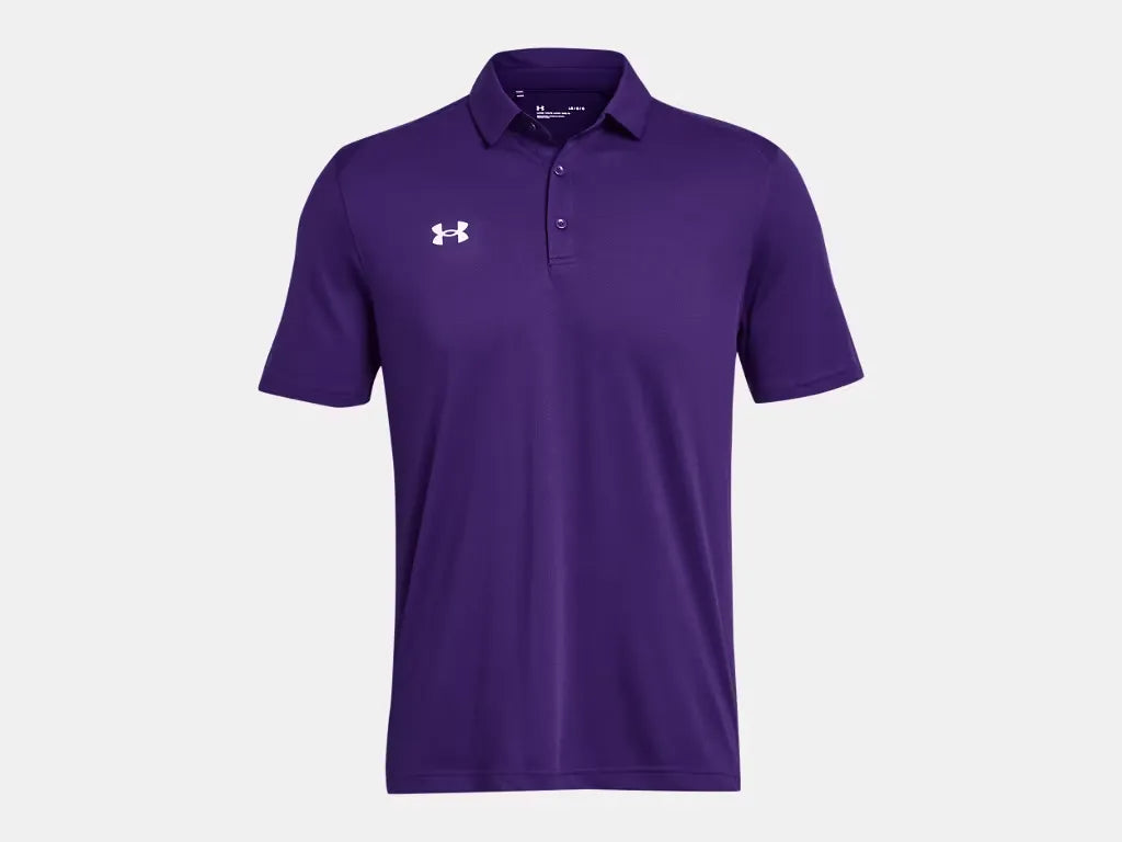 Under Armour Men's Team Tech Polo Purple - 5
