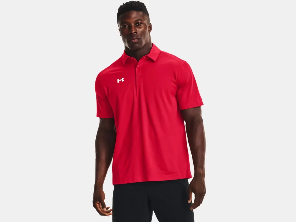 Under Armour Men's Team Tech Polo Red - 1