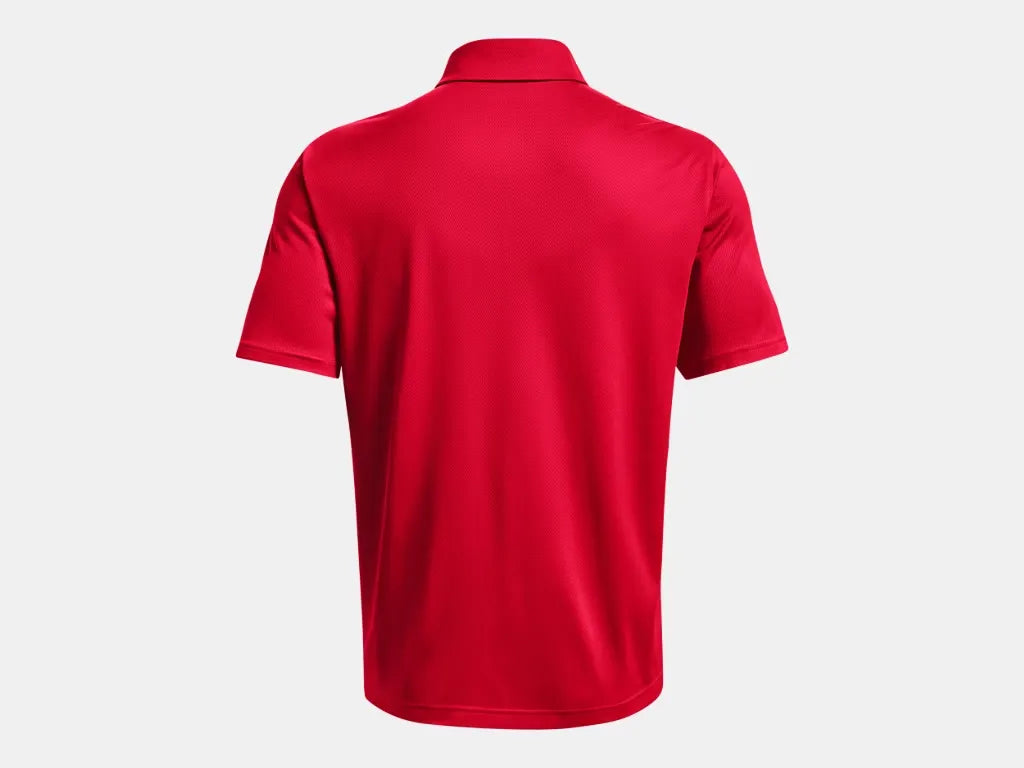 Under Armour Men's Team Tech Polo Red - 5