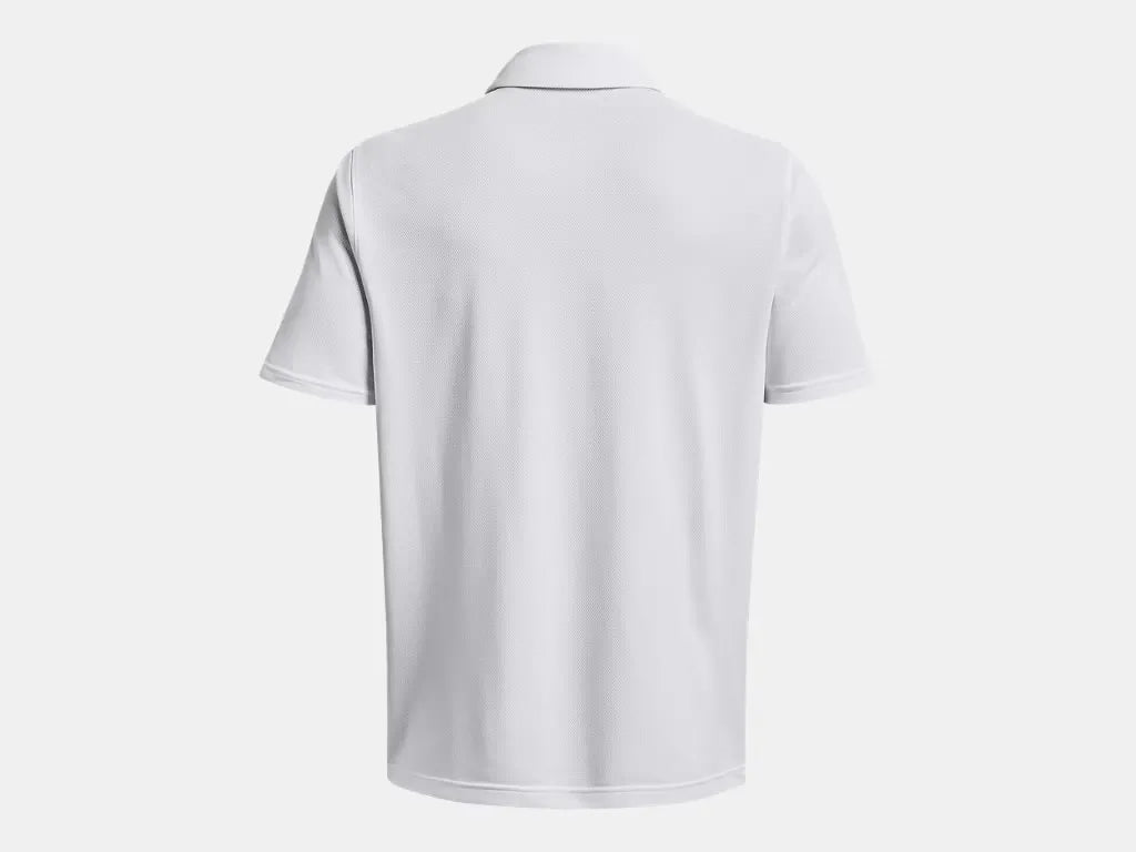 Under Armour Men's Team Tech Polo White - 5