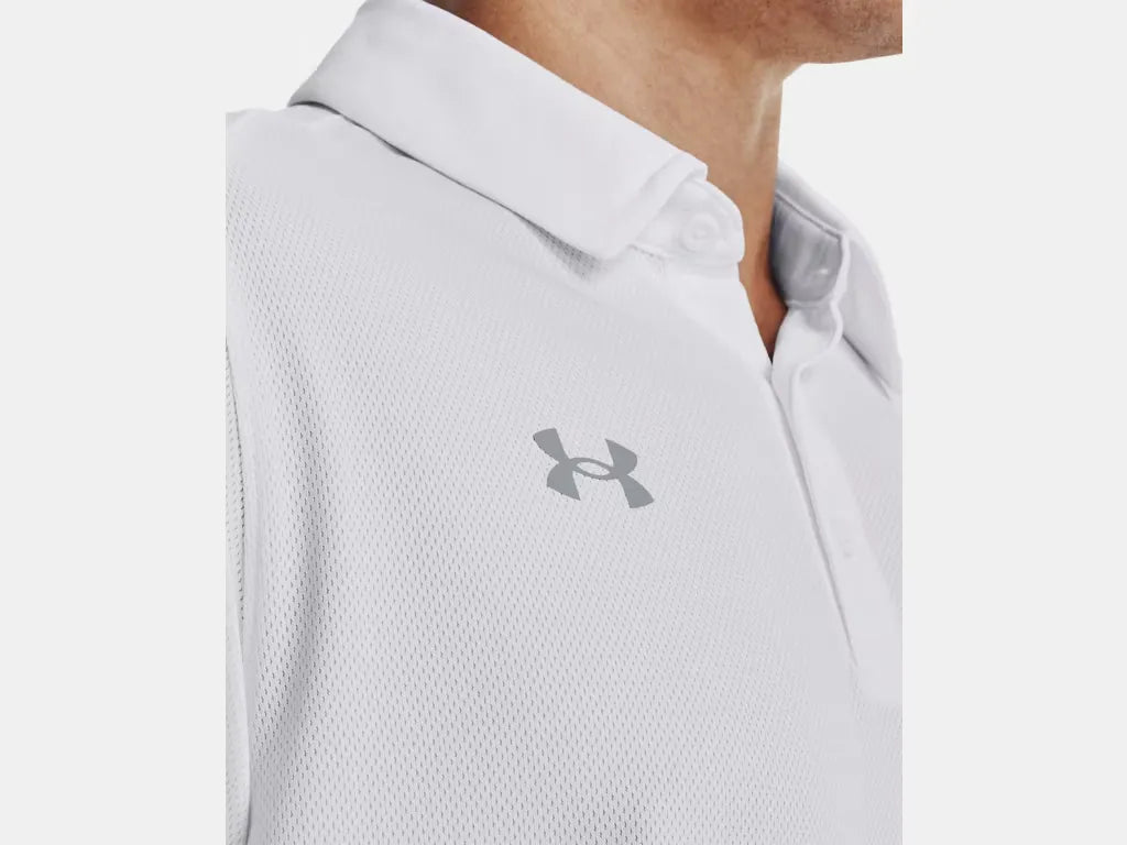 Under Armour Men's Team Tech Polo White - 6