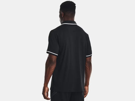 Under Armour Men's Team Tipped Polo Black - 2