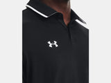 Under Armour Men's Team Tipped Polo Black - 6