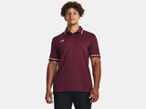 Under Armour Men's Team Tipped Polo Cardinal - 1