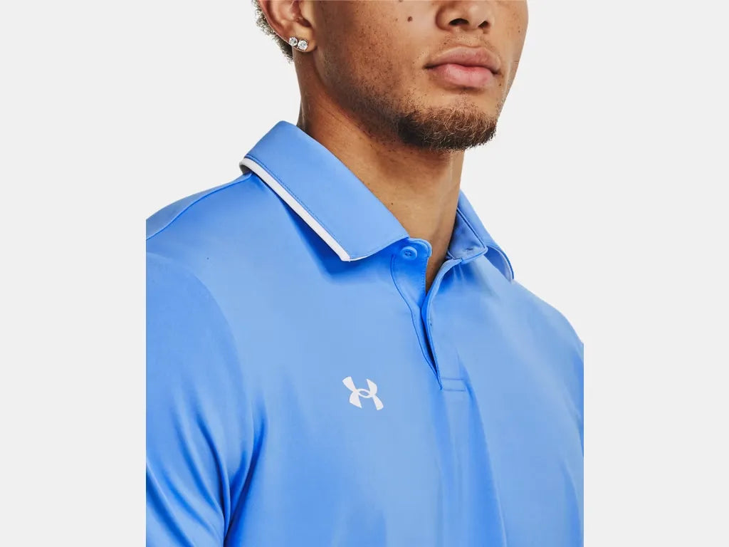 Under Armour Men's Team Tipped Polo Carolina Blue - 6