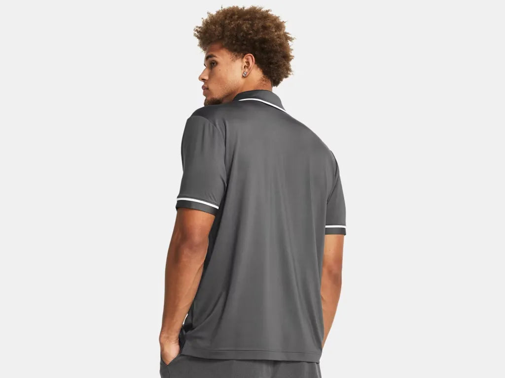 Under Armour Men's Team Tipped Polo Castlerock - 2