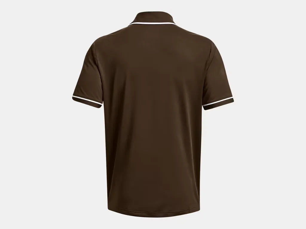 Under Armour Men's Team Tipped Polo Cleveland Brown - 5