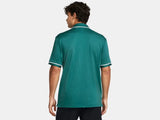 Under Armour Men's Team Tipped Polo Coastal Teal - 2
