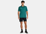 Under Armour Men's Team Tipped Polo Coastal Teal - 3