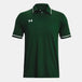 Under Armour Men's Team Tipped Polo Forest - 4