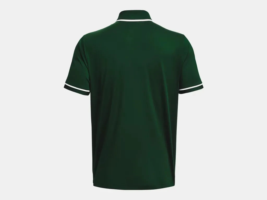 Under Armour Men's Team Tipped Polo Forest - 5