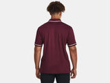 Under Armour Men's Team Tipped Polo Maroon - 2