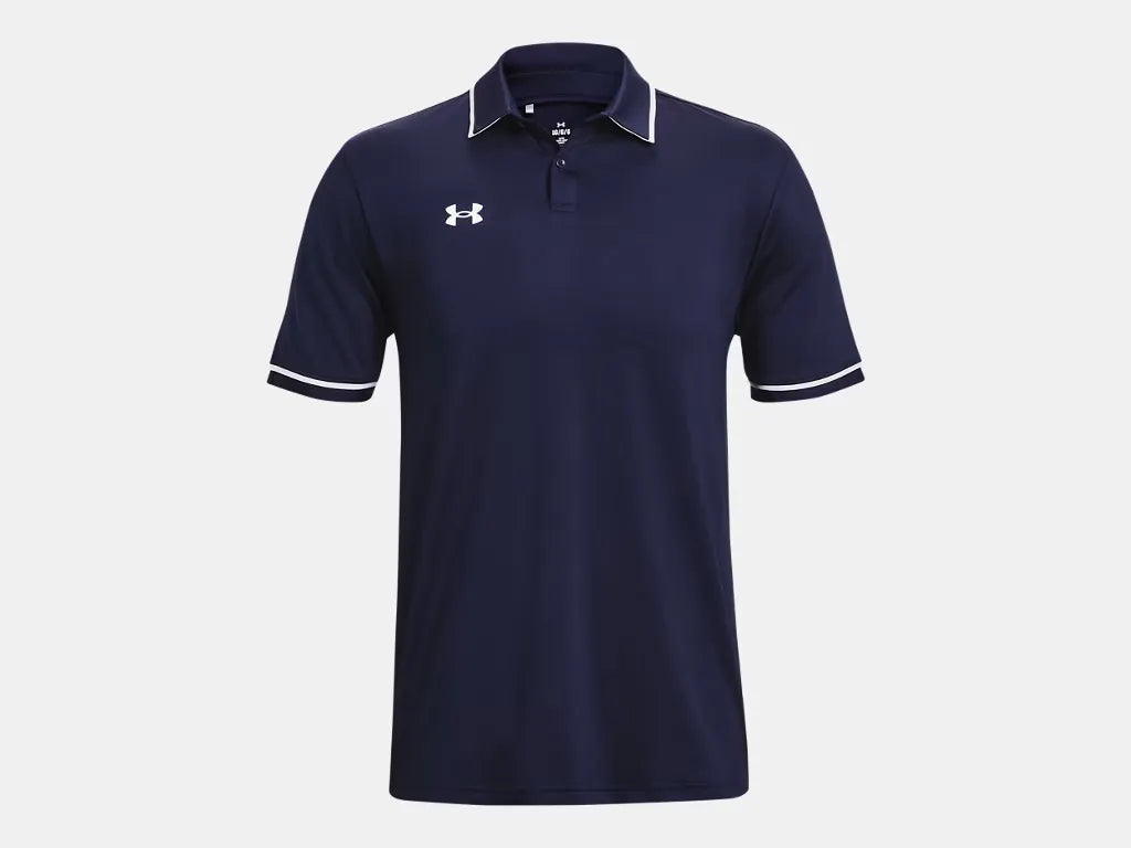 Under Armour Men's Team Tipped Polo Navy - 4