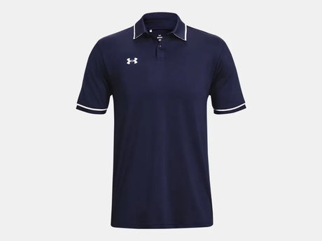 Under Armour Men's Team Tipped Polo Navy - 4