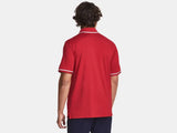Under Armour Men's Team Tipped Polo Red - 2